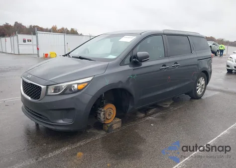 2016 Kia Sedona Lx z USA, uszkodzony, nr VIN KNDMB5C11G6085273